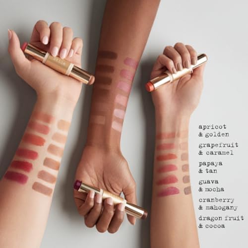 Blush & Bronzer Cheek Duo with Hydrating Blur Formula - Grapefruit & Caramel