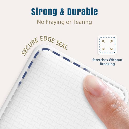 Ourmed Life Large Cotton Pads for Face - 240 Count, 3x3 Makeup Remover Pads, Dual-Sided Exfoliating Cotton Rounds