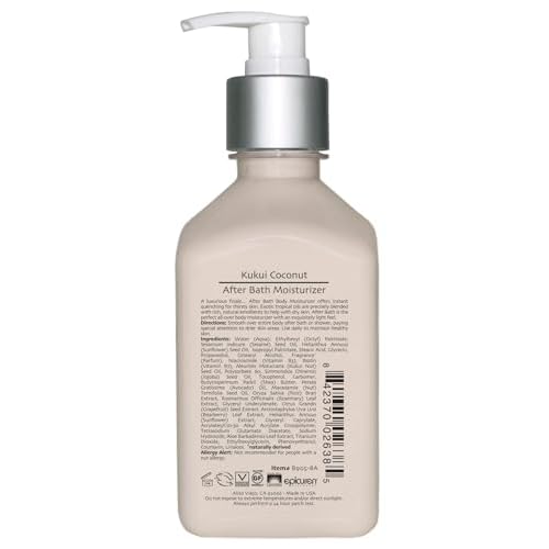 Epicuren Discovery After Bath Body Moisturizer, Kukui Coconut