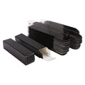 COSIDEA 50 PCS Empty Black Lip Gloss Boxes W23 xW23 xH103mm / 0.9 * 0.9 * 4.05 inch, Cosmetic Perfume/Mascara Box Packaging for Small Business Wholesale, small Kraft Paper Box Luxury Holder Wrapping