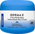 Derma E Ultra Hydrating Antioxidant Day Cream - Plumping Facial Moisturizer 2 Oz