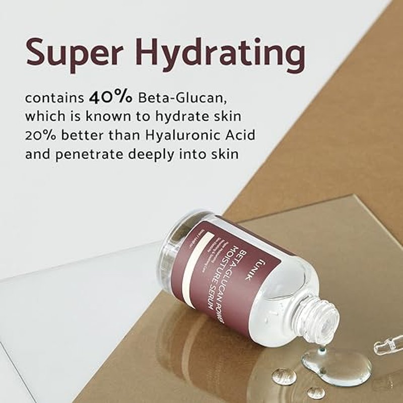 Korean Bakuchiol & Beta-Glucan Serum Bundle ? 30,000 ppm Bakuchiol & 400,000 ppm Beta-Glucan for Wrinkle Reduction, Skin Firming & Intense Hydration ? Anti-Aging & Soothing Korean Skincare for Sensiti
