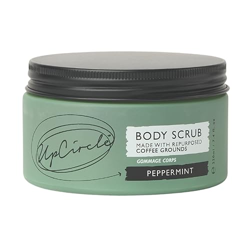 Exfoliating Coffee Body Scrub with Peppermint & Sea Salt - Vegan 220ml