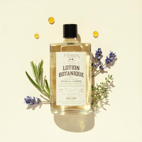 Botanical Body Oil for Skin, Hair & Beard – Hydrating French-Natural Nourishing Oil – Lavender, Rosemary, Honey – 100ml