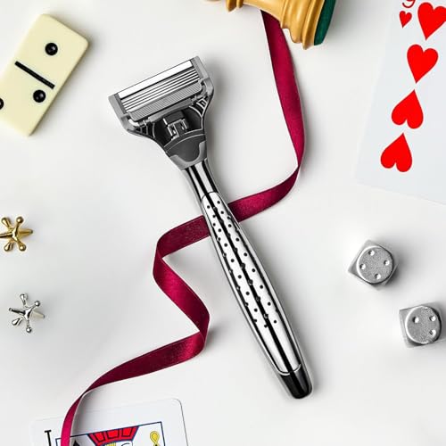 Harry's Craft Shaving Kit for Men - Razor Handle, 3 Refills, Shave Gel - Craft Edition