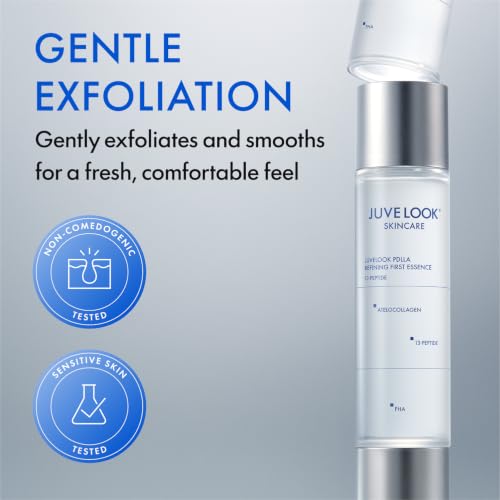Gentle Exfoliating Face Toner with AHA BHA LHA PHA for Skin Refinement & Hydration