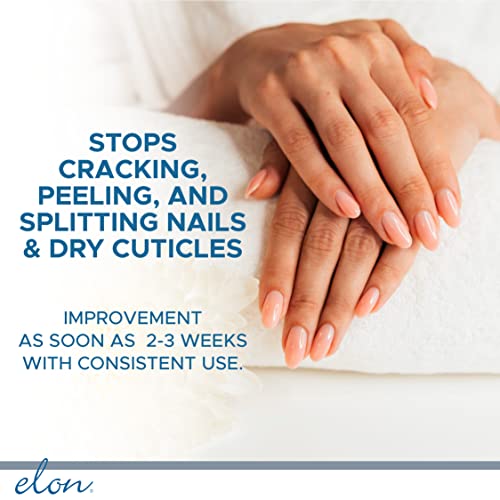 Elon Lanolin-Rich Nail Conditioner ? Strengthens Nails, Protects Cuticles, Dermatologist-Recommended for Brittle & Damaged Nails (10g tube, 2 Pack)