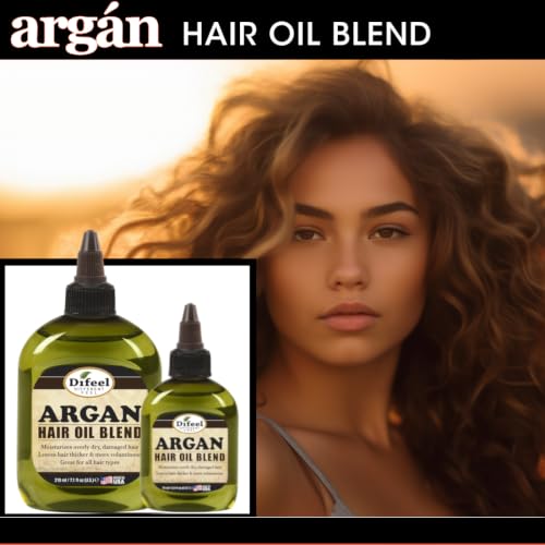 Argan Hair Oil Blend 7.1 oz Pack of 4 - Moisturizes & Adds Shine