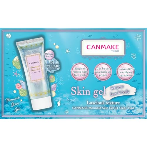 CANMAKE Mermaid Skin Gel 01 Clear 1.41 oz (40 g)