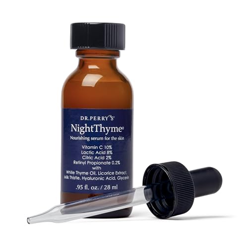 NightThyme Vitamin C Serum with Hyaluronic Acid - Brightening & Anti-Aging Skin Treatment