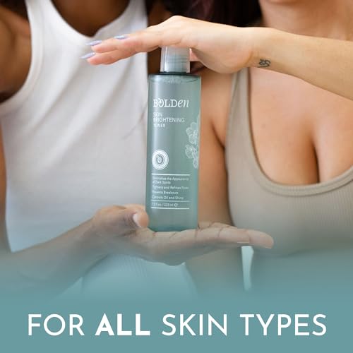 Brightening Face Toner with Glycolic Acid & Niacinamide for Oily Skin - 8 Fl Oz