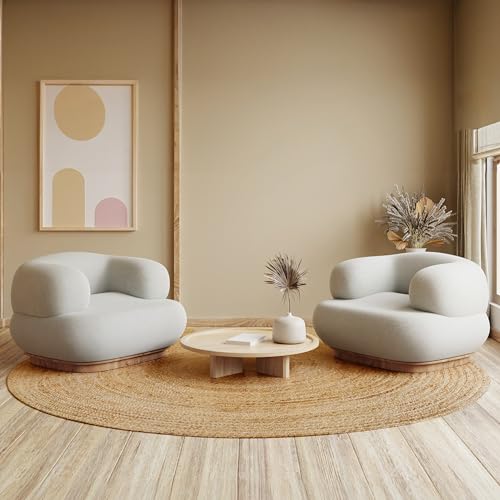 Hausattire 6' Round Natural Jute Braided Area Rug - Durable & Reversible