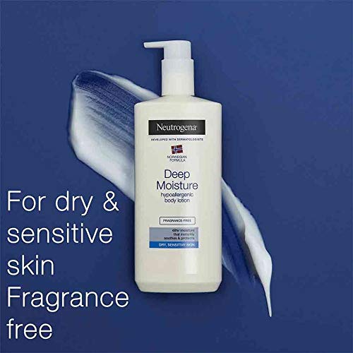 Neutrogena Norwegian Formula Deep Moisture Body Lotion Pack of 3 - Hypoallergenic 13.5oz