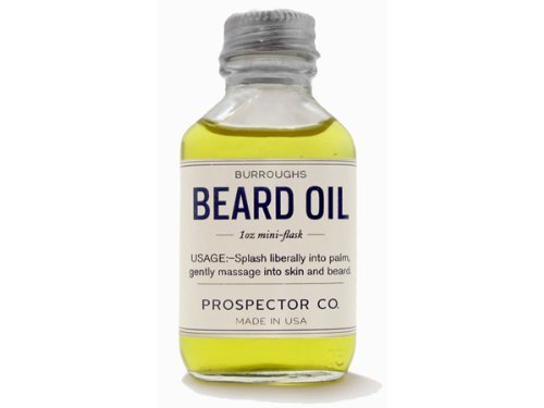 Prospector Co. Beard Oil 1oz Mini Flask for Grooming & Styling