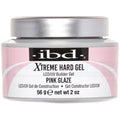 Pink Glaze UV/LED Builder Gel for Nails - Hard Sculpting & Strengthening, 2 oz