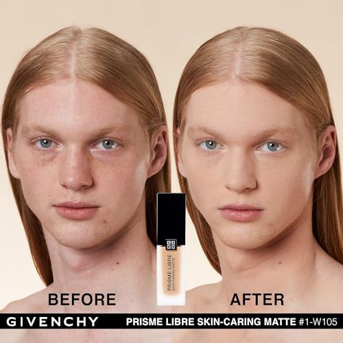Prisme Libre Skin-Caring Matte Foundation - 1-W105 Fair with Warm Yellow Tones by Givenchy for Women - 1 oz Foundation