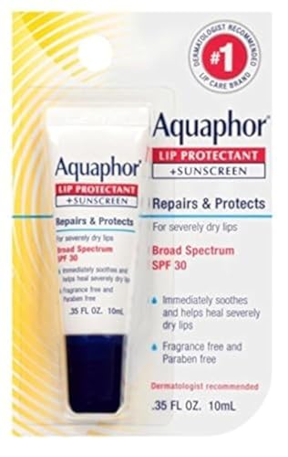 Lip Balm Set SPF30 Hydrating Lip Protection for Severely Dry Lips - 6 Pieces