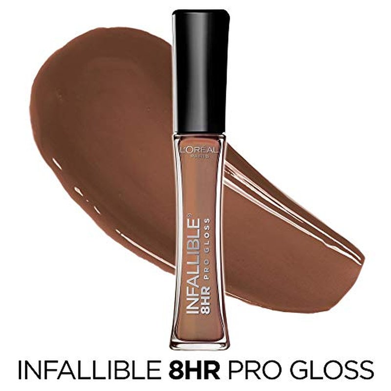 L¡¯Oreal Paris Makeup Infallible 8 Hour Hydrating Lip Gloss, Dulce De Leche, 0.21 Fl Oz (Pack of 2)