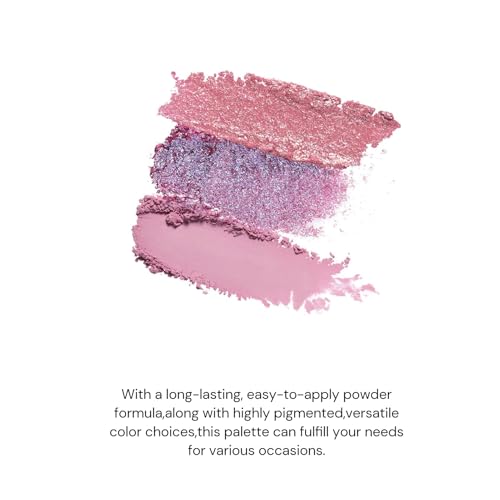 Flower Knows G01 Starmoon Strawberry Violet & Pink Eyeshadow Palette, 0.21 oz