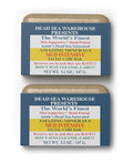 Dead Sea Mud Soap for Oily Skin - Natural Facial Cleansing Bar 2-Pack