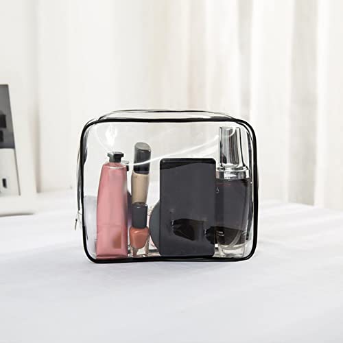 36PCS Clear Makeup Bags, Zippered Travel Toiletry Bag, PVC Plastic Travel Bags for Women Men, Travel Waterproof Portable Bag for Bathroom, TSA Approved