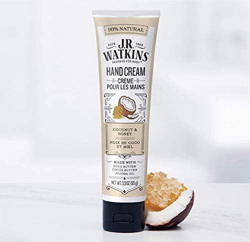 Hand Cream with Shea Butter and Coconut - 3.3 Ounce Pack of 4 - Nourishing & Hydrating
