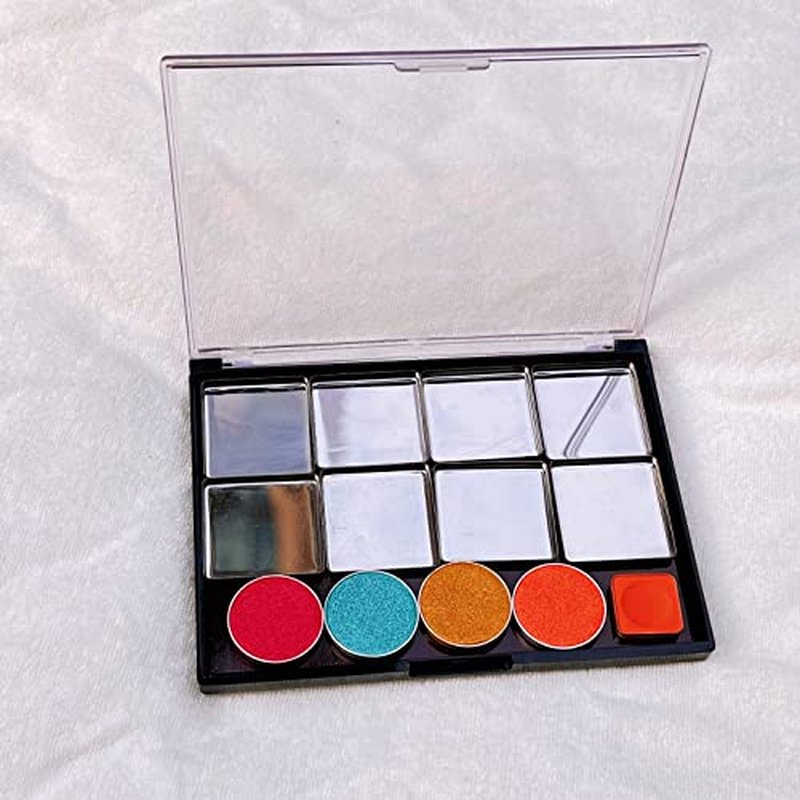 Medium Size Empty Magnetic Makeup Eyeshadow Palette with Clear Top- Organize, Depot DIY Your Own Palette 5.6¡®x 4.33''