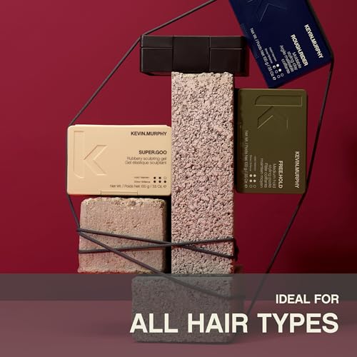 Hair Styling Gel Rubber Texturizing Hair Gel 3.4 Fl Oz (Pack of 1) - Strong Hold & Natural Finish