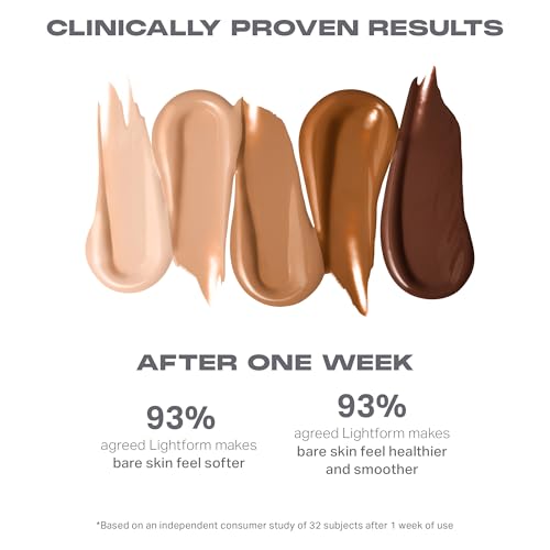 Morphe Lightform Dewy Foundation - Extended Hydration Foundation Makeup with a Lasting, Natural Radiant Finish - Long-Wearing Formula with Buildable, Medium Coverage - Medium 08N (1.01 fl oz)
