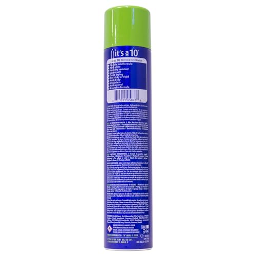 It's A 10 Miracle Finishing Spray - New Look, Same Formula, 10oz, Hair Shine & Humidity Resistant