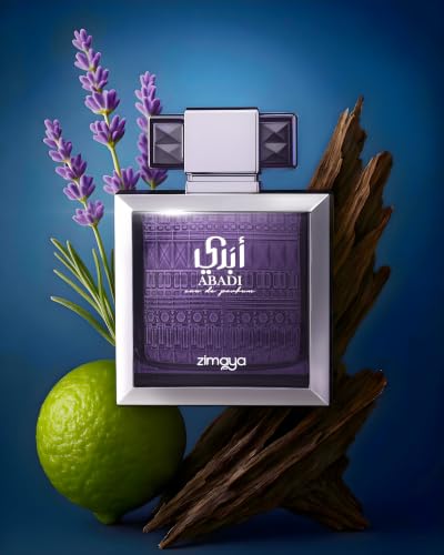 Zimaya Abadi Opulent Eau de Parfum for Men - 3.4 Fl Oz - Fresh, Warm, Long-Lasting Fragrance