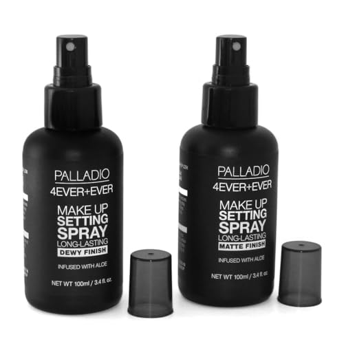 Palladio 4 Ever and Ever Make Up Setting Spray, Longlasting, Instantly Sets and Secures Makeup for All Day Wear (Dewy Finish), 100 ml