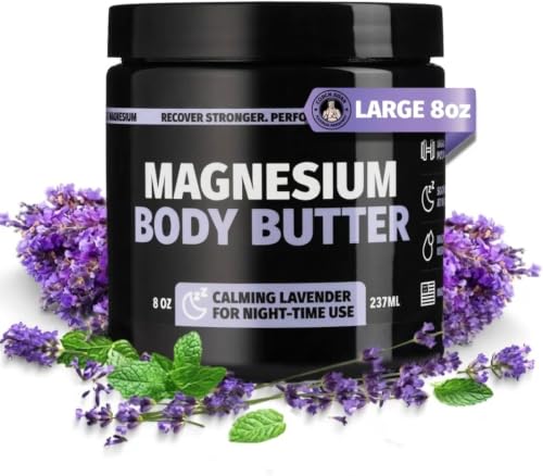 Coach Soak Nighttime Magnesium Body Butter 8 oz Lavender - Relax & Hydrate