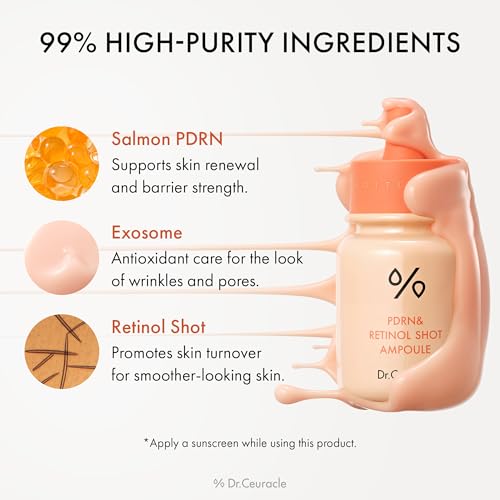 Dr.Ceuracle PDRN & Retinol Skin Ampoule - Anti-Aging, Firming, Regenerative Serum