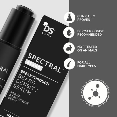 Beard Growth Serum for Men - Thicker, Fuller Facial Hair with Nanoxidil & Biotin 60mL