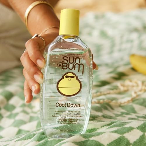 Sun Bum Aloe Vera Gel After Sun Care 8 Fl Oz Pack of 2 - Soothes Sunburn & Hydrates Skin
