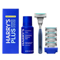 Harry's Plus Shaving Kit for Men with Tide Handle - 5 Blades, Gel, Cover - Variation of THIS listing
