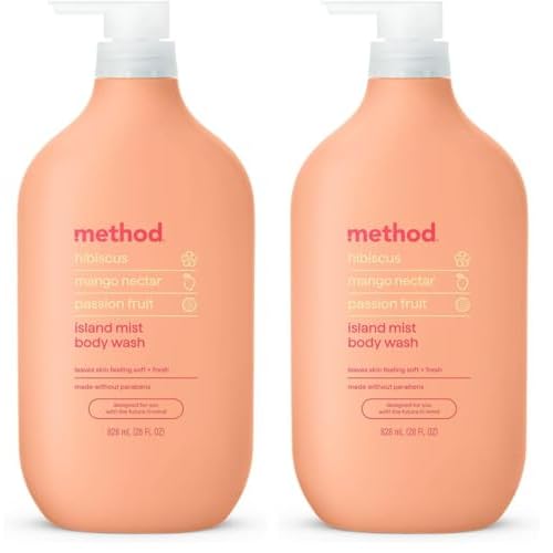 Method Body Wash, Island Mist, 28oz (Pack of 2)