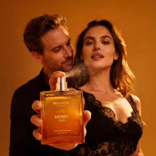 BellaVita Honey Oud Unisex Perfume 100ml & 20ml Long-Lasting Arabian Fragrance