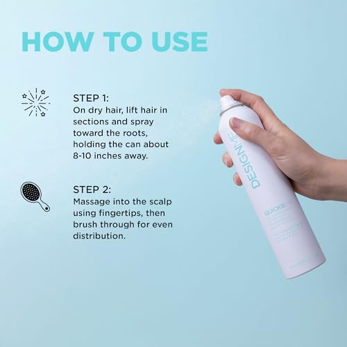 Design.Me QUICKIE.ME Dry Shampoo for Light Tones 7 fl oz – Oil Control