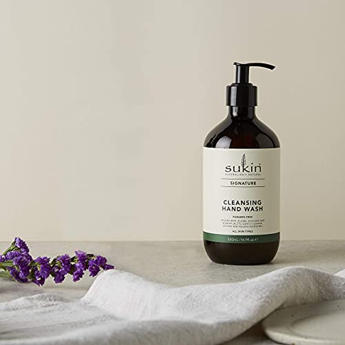 Sukin Cleansing Hand Wash 16.9 Fl Oz Pack of 3 Signature Scent