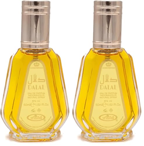 Floral Eau de Parfum Spray for Women - 1.7 Oz Pack of 2 - Al-Rehab Dalal Variation
