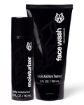 Black Wolf Oily Skin Face Wash & Oil-Free Moisturizer Gel for Men