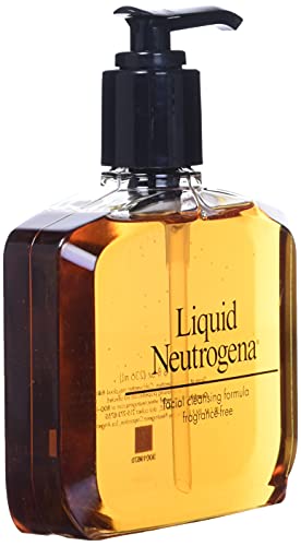 Neutrogena Fragrance-Free Liquid Facial Cleanser - 8 oz Pump Bottle, Pack of 4 - Variation: Fragrance Free / 2 Fl Oz