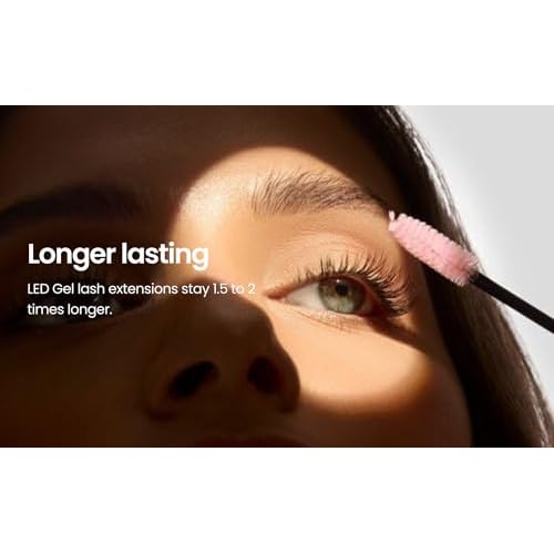 LED UV Gel Eyelash Extension Adhesive 5ml / LED lamp Curing Black Gel Glue/Retention- up to 10 Weeks/Made in Korea/The Best Eyelash Salon in New York Designed