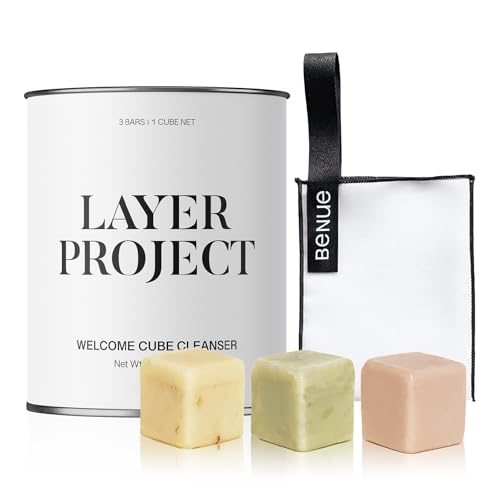 Natural Bar Soap Starter Kit ? Daily Face & Body Cleanser for All Skin Types ? Korean Skincare, Plant-based, Sulfate-free I 2.12oz (3 Bars)