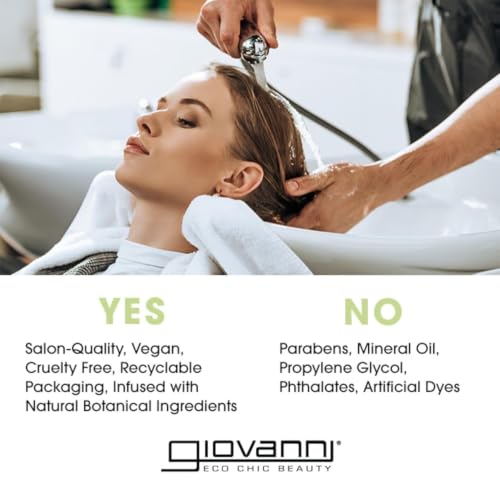 GIOVANNI 2chic Ultra-Volume Conditioner for Fine & Thinning Hair, Paraben-Free, 24 oz