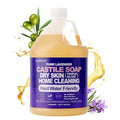 1 Gallon Pure Castile Soap Liquid Lavender, Natural Organic Hand Soap, For Dry Skin, Hand, Face, Body £¦ Home Cleaning, Vegan Hard Water Friendly- 128 fl oz