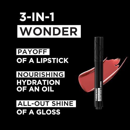 Deck of Scarlet Threeway Solid Lip Oil Vegan Lip Gloss with Hyaluronic Acid - Natural Nectar