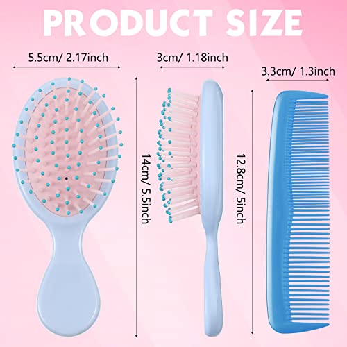 Gerrii 56 Pcs Mini Hair Comb & Brush Set - Classic Color